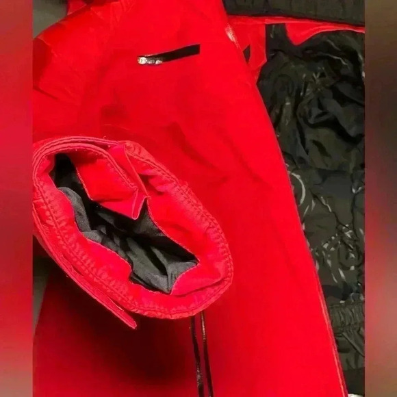 Spyder Ladies Red Posh Ski Jacket - Size 8 - Picture 9 of 14